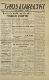 Nowy Głos Lubelski. R. 3, nr 213 (12 września 1942)