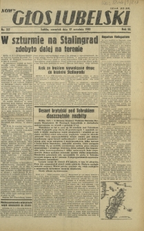 Nowy Głos Lubelski. R. 3, nr 217 (17 września 1942)