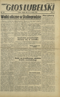 Nowy Głos Lubelski. R. 3, nr 218 (18 września 1942)