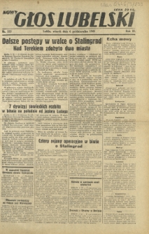 Nowy Głos Lubelski. R. 3, nr 233 (6 października 1942)