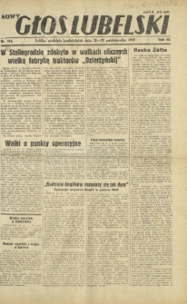 Nowy Głos Lubelski. R. 3, nr 244 (18-19 października 1942)