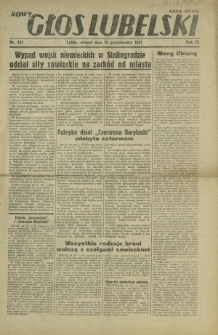 Nowy Głos Lubelski. R. 3, nr 245 (20 października 1942)