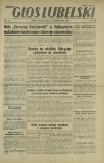 Nowy Głos Lubelski. R. 3, nr 247 (22 października 1942)