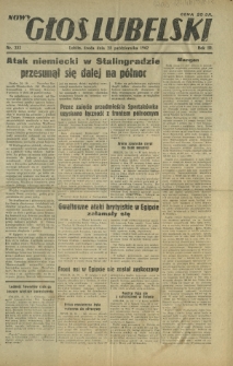 Nowy Głos Lubelski. R. 3, nr 252 (28 października 1942)