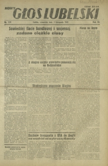Nowy Głos Lubelski. R. 3, nr 259 (5 listopada 1942)