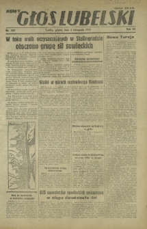 Nowy Głos Lubelski. R. 3, nr 260 (6 listopada 1942)