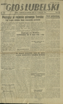 Nowy Głos Lubelski. R. 3, nr 262 (8-9 listopada 1942)