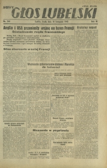 Nowy Głos Lubelski. R. 3, nr 264 (11 listopada 1942)