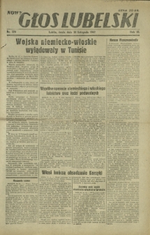 Nowy Głos Lubelski. R. 3, nr 270 (18 listopada 1942)