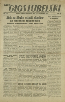 Nowy Głos Lubelski. R. 3, nr 274 (22-23 listopada 1942)