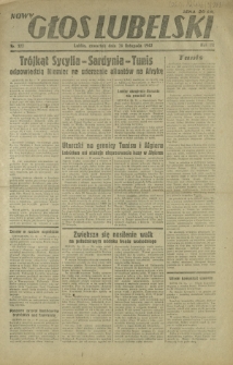 Nowy Głos Lubelski. R. 3, nr 277 (26 listopada 1942)