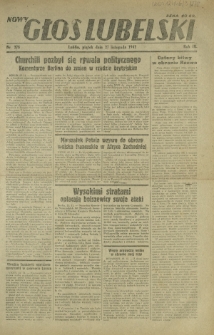 Nowy Głos Lubelski. R. 3, nr 278 (27 listopada 1942)