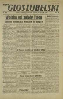 Nowy Głos Lubelski. R. 3, nr 280 (29-30 listopada 1942)