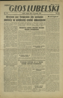 Nowy Głos Lubelski. R. 3, nr 296 (18 grudnia 1942)