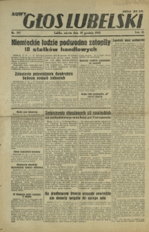 Nowy Głos Lubelski. R. 3, nr 297 (19 grudnia 1942)
