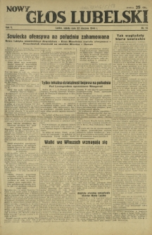 Nowy Głos Lubelski. R. 5, nr 18 (22 stycznia 1944)