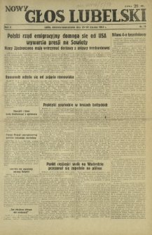 Nowy Głos Lubelski. R. 5, nr 19 (23-24 stycznia 1944)