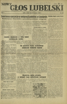 Nowy Głos Lubelski. R. 5, nr 20 (25 stycznia 1944)