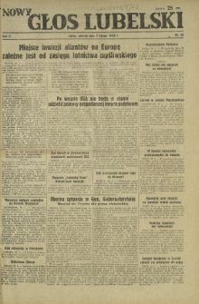 Nowy Głos Lubelski. R. 5, nr 26 (1 lutego 1944)