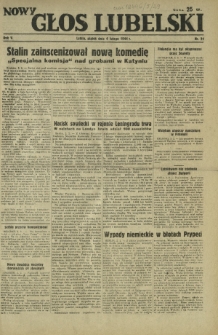 Nowy Głos Lubelski. R. 5, nr 29 (4 lutego 1944)