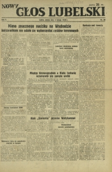 Nowy Głos Lubelski. R. 5, nr 30 (5 lutego 1944)