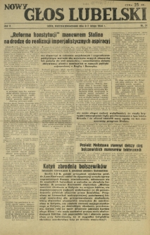 Nowy Głos Lubelski. R. 5, nr 31 (6-7 lutego 1944)