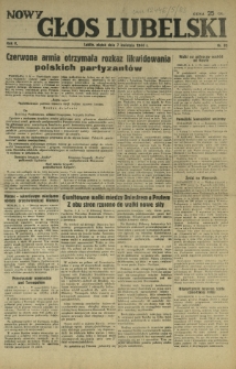 Nowy Głos Lubelski. R. 5, nr 83 (7 kwietnia 1944)