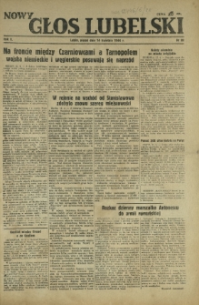 Nowy Głos Lubelski. R. 5, nr 88 (14 kwietnia 1944)