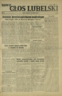 Nowy Głos Lubelski. R. 5, nr 92 (19 kwietnia 1944)