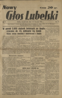 Nowy Głos Lubelski. R. 2, nr 5 (7-8 stycznia 1941)
