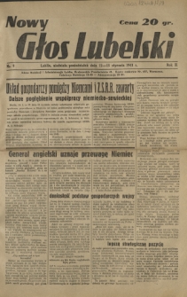 Nowy Głos Lubelski. R. 2, nr 9 (12-13 stycznia 1941)
