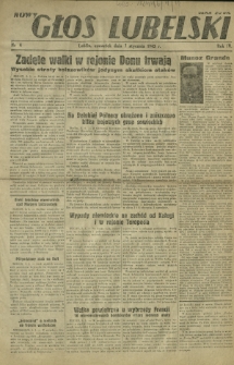 Nowy Głos Lubelski. R. 4, nr 4 (7 stycznia 1943)