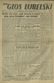 Nowy Głos Lubelski. R. 4, nr 6 (9 stycznia 1943)