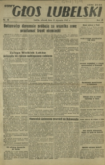 Nowy Głos Lubelski. R. 4, nr 14 (19 stycznia 1943)