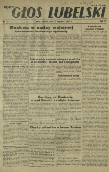 Nowy Głos Lubelski. R. 4, nr 18 (23 stycznia 1943)