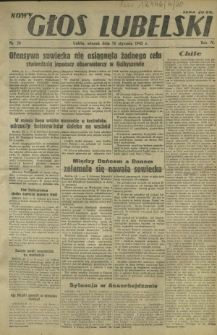 Nowy Głos Lubelski. R. 4, nr 20 (26 stycznia 1943)