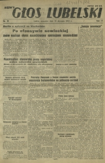 Nowy Głos Lubelski. R. 4, nr 22 (28 stycznia 1943)
