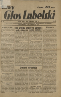 Nowy Głos Lubelski. R. 2, nr 14 (18 stycznia 1941)