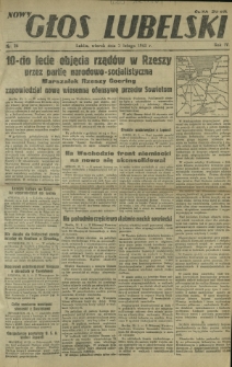 Nowy Głos Lubelski. R. 4, nr 26 (2 lutego 1943)