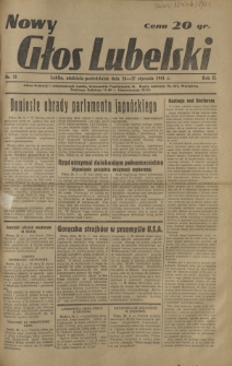 Nowy Głos Lubelski. R. 2, nr 21 (26-27 stycznia 1941)