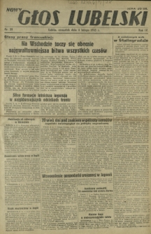 Nowy Głos Lubelski. R. 4, nr 28 (4 lutego 1943)