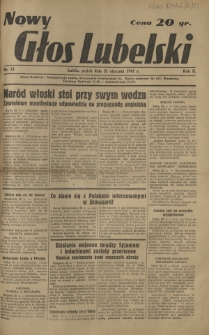 Nowy Głos Lubelski. R. 2, nr 25 (31 stycznia 1941)