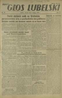 Nowy Głos Lubelski. R. 4, nr 32 (9 lutego 1943)