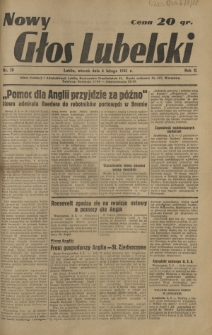 Nowy Głos Lubelski. R. 2, nr 28 (4 lutego 1941)