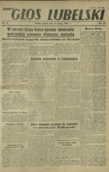 Nowy Głos Lubelski. R. 4, nr 35 (12 lutego 1943)