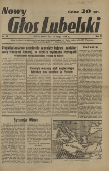 Nowy Głos Lubelski. R. 2, nr 35 (12 lutego 1941)