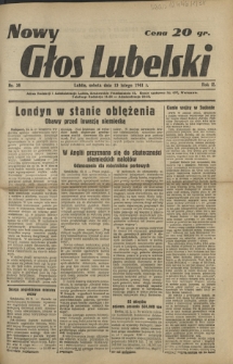 Nowy Głos Lubelski. R. 2, nr 38 (15 lutego 1941)