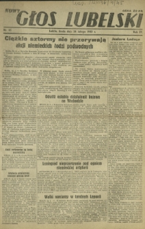 Nowy Głos Lubelski. R. 4, nr 45 (24 lutego 1943)