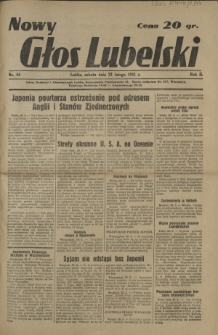 Nowy Głos Lubelski. R. 2, nr 44 (22 lutego 1941)