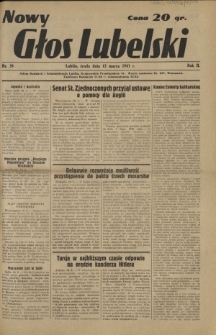 Nowy Głos Lubelski. R. 2, nr 59 (12 marca 1941)